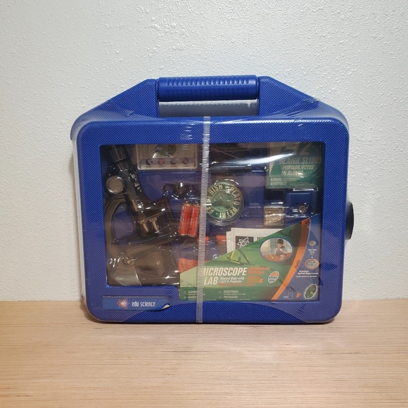 Kids Microscope Lab Edu Summer Educational Toys, New - Picture 1 of 6